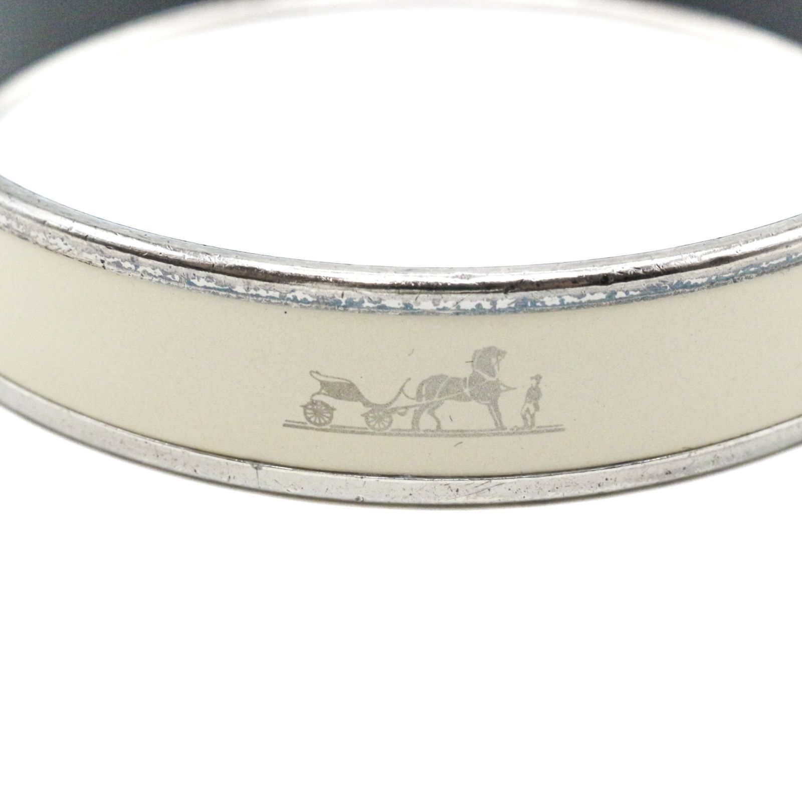 エルメス エマイユ バングル ブレスレット アクセサリー 腕輪 馬車  