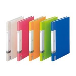 業務用10セット) LIHITLAB クリアファイル/ポケットファイル 【A4/A3