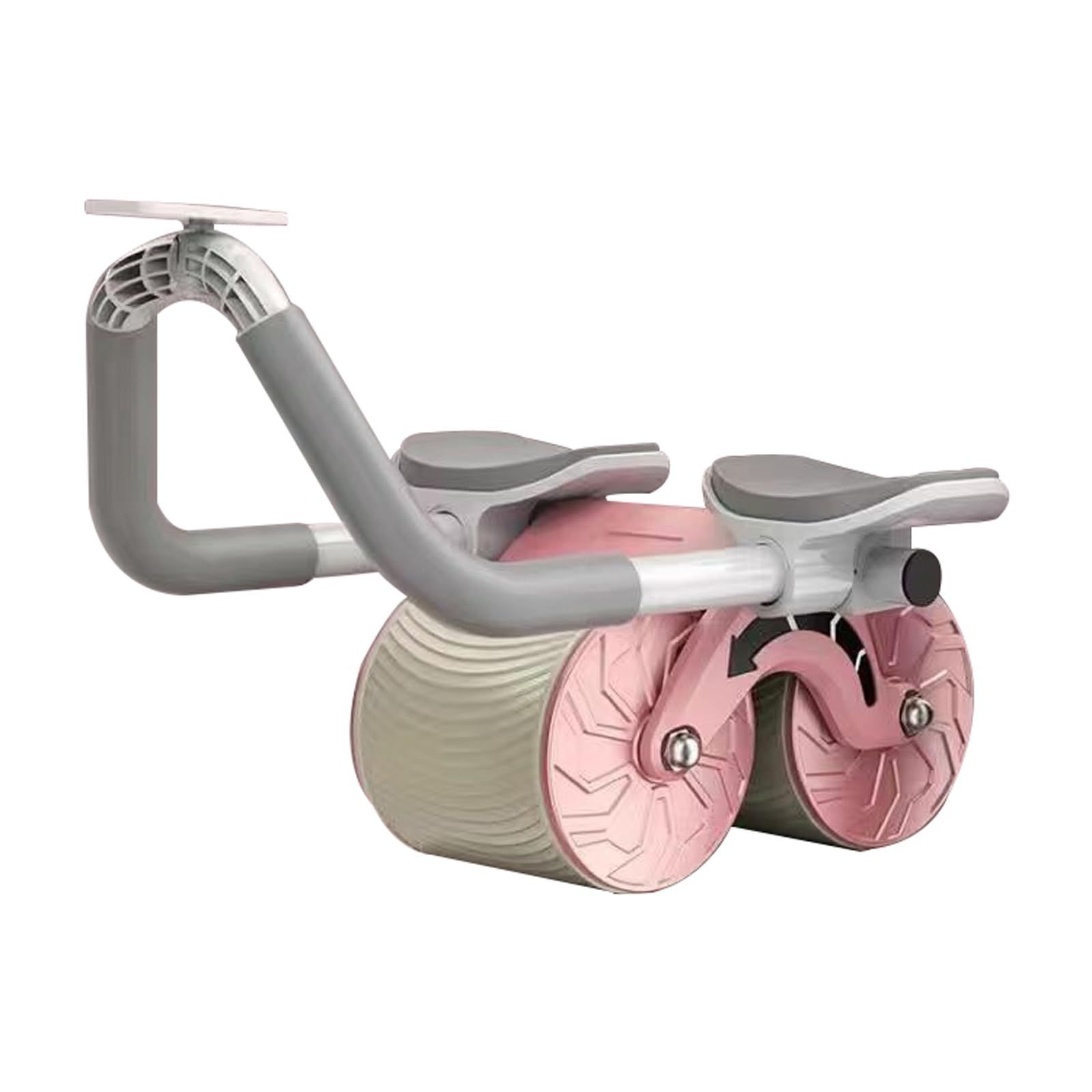 エクササイズローラー 筋トレグッズ 高耐久性 トレーニング器具 ストレッチ 腹筋 静音 体幹 マット付き 腹筋ろーらー ダイエット器具 アシスト機能 自動リバウンド式 アブローラー 新型】