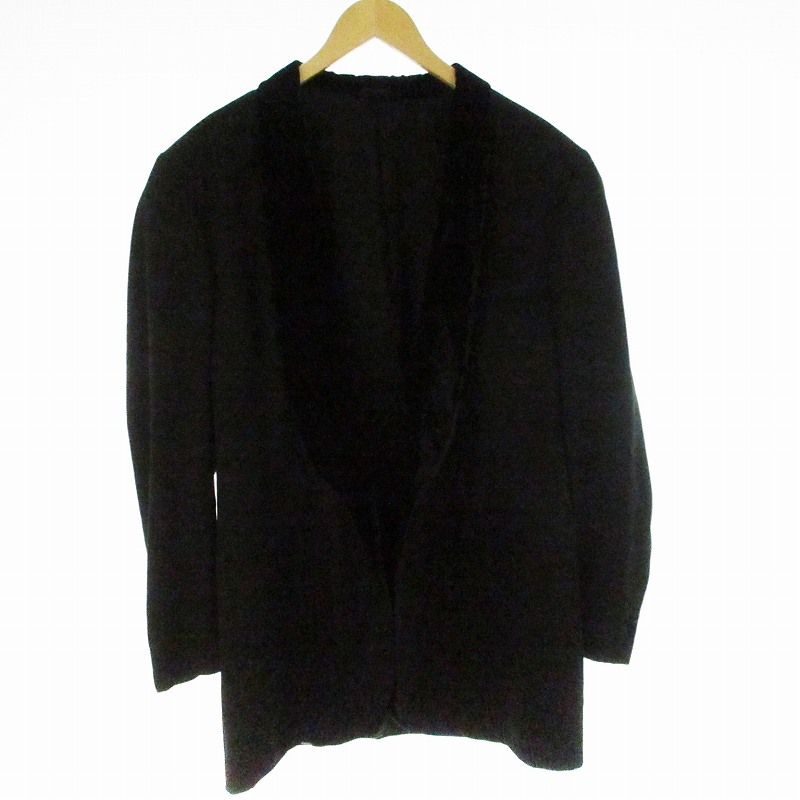 美品 GIORGIO ARMANI ブラックオシャレジャケット 【公式通販】 美品 GIORGIO ARMANI ブラックオシャレジャケット 【公式通販】