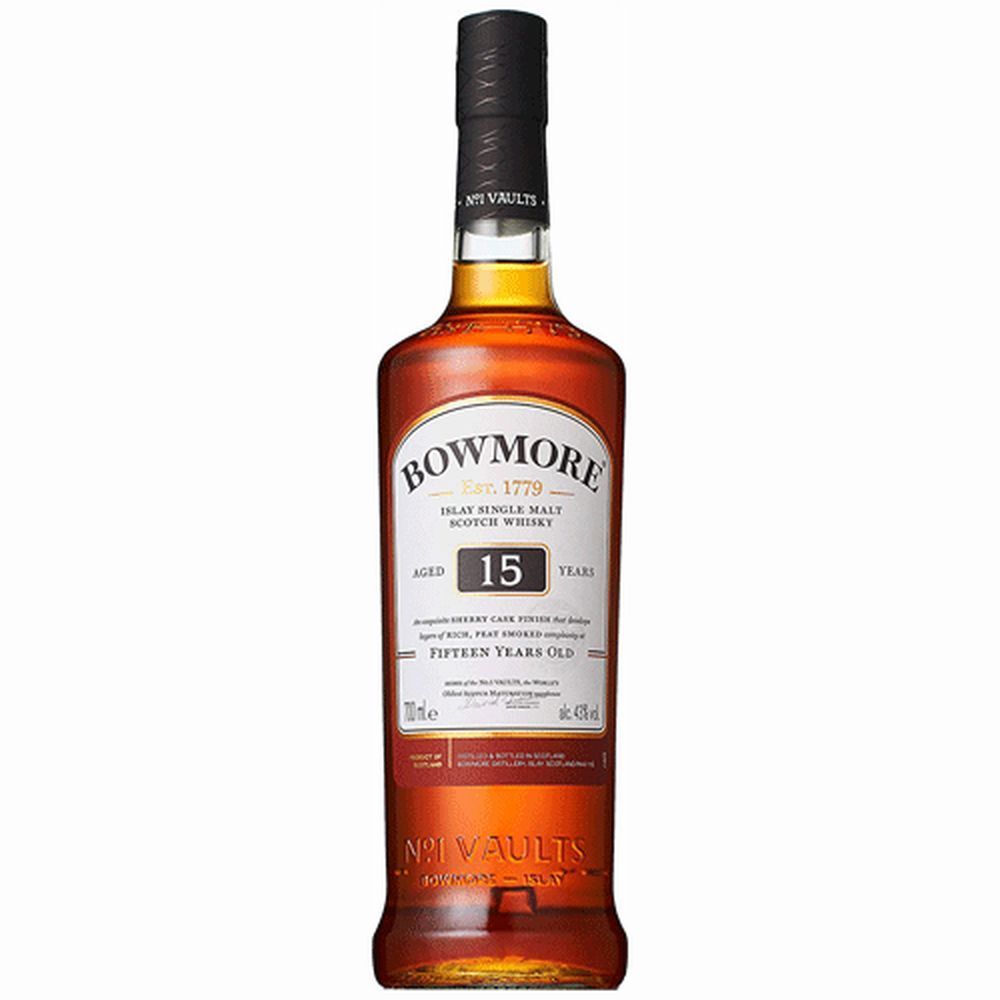 ウイスキー スコッチ アイラ シングルモルト ボウモア 15年 43度 700ml 箱無し BOWMORE