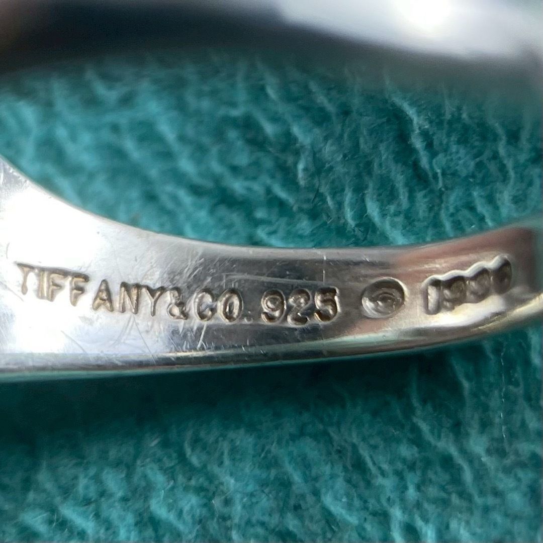 オールドティファニー 13号 ハート リボン コンビ リング SK1fe - メルカリ