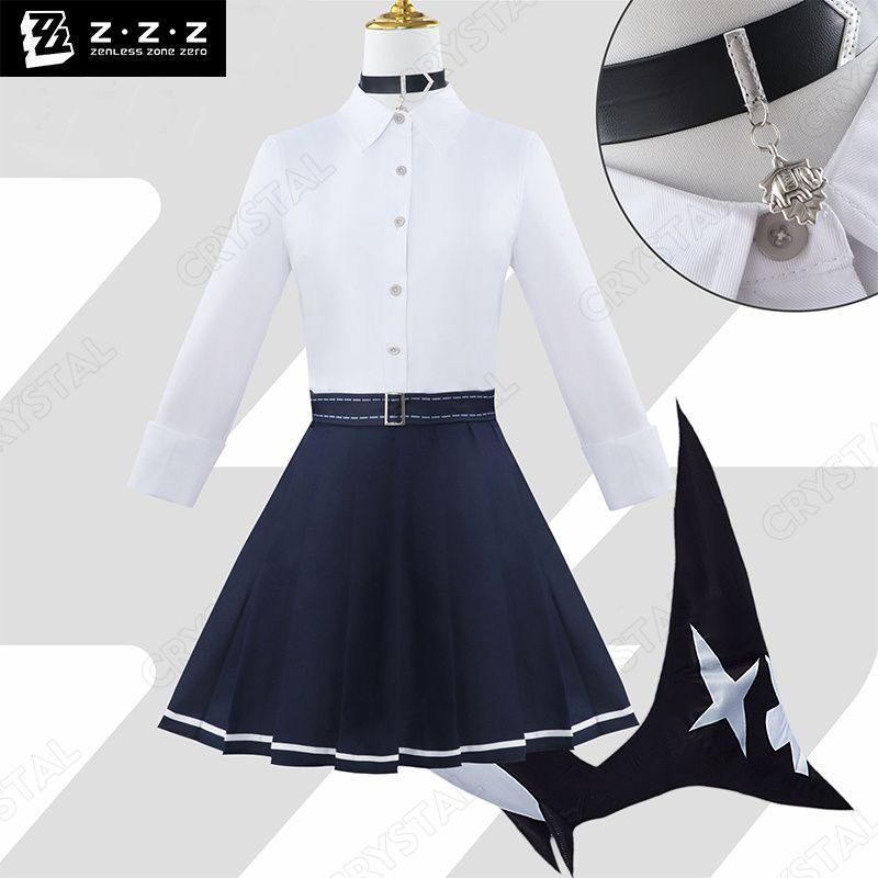ゼンレスゾーンゼロ エレン ジョー コスプレ衣装 JK制服 Zenless Zone Zero ヒロイン Ellen Joe コスプレ衣装 ドレス コスチューム ハロウィン クリスマス 制服 大人 子供 cosplay イベント