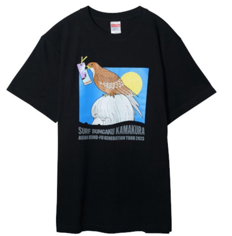 ASIAN KUNG-FU GENERATION アジアンカンフージェネレーション アジカン 2025 サーフブンガク カマクラ グッズ Tシャツ ブラック XL