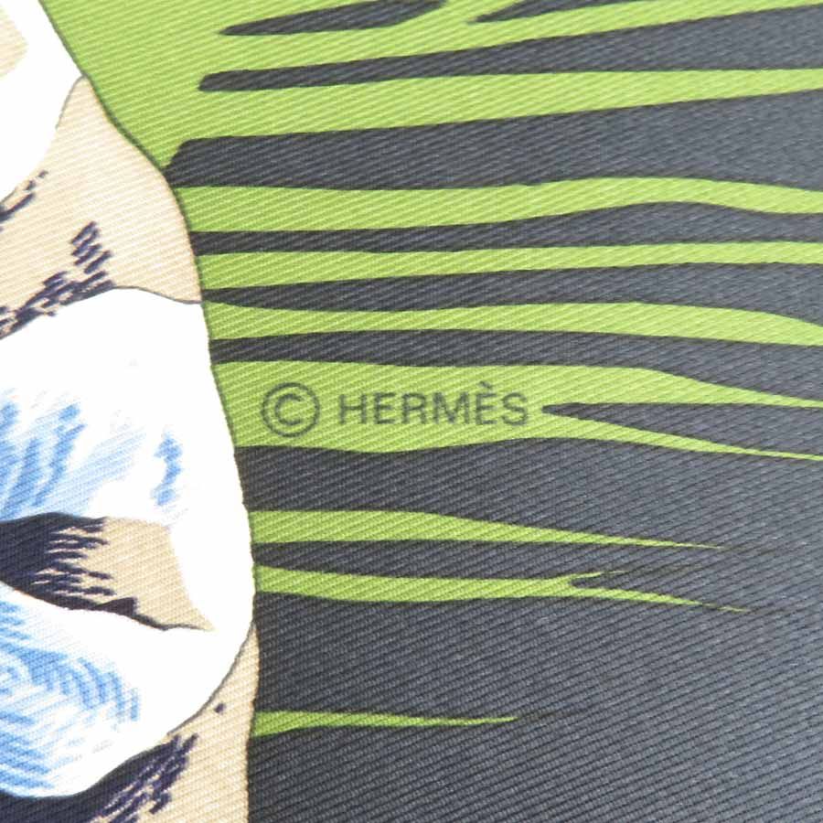 エルメス HERMES スカーフ カレ90 TURBANS DES REINES 王妃の