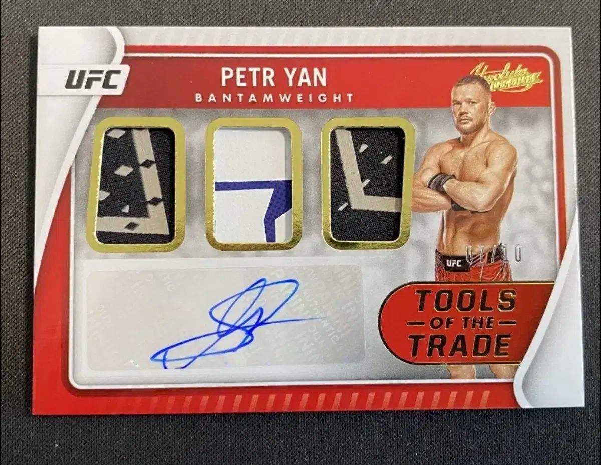 ペトル ヤン UFC サイン入り カード パッチ 10枚