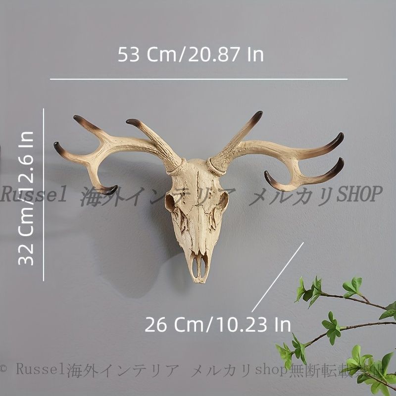 ウォール アート 鹿 ハンティングトロフィー おしゃれ 壁掛け