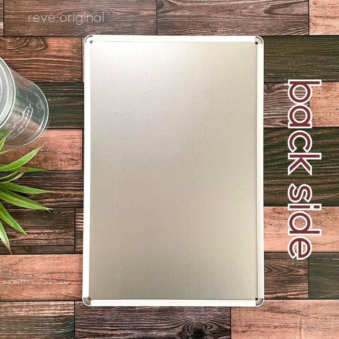 ブリキ看板　両面　木製看板　古道具　古材　アンティーク　パネル　店舗　レトロ ブリキ看板 レトロ ヴィンテージ風 アンティーク調 LEMONADE GARDEN 約