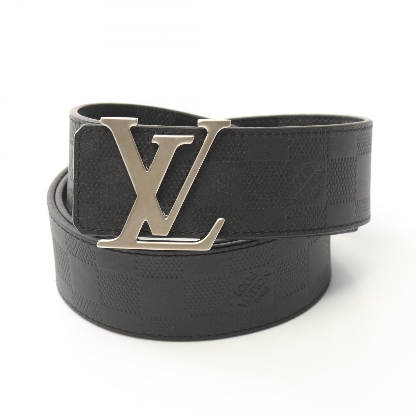 極美品ルイヴィトン サンチュール LV イニシャル エピ レザー