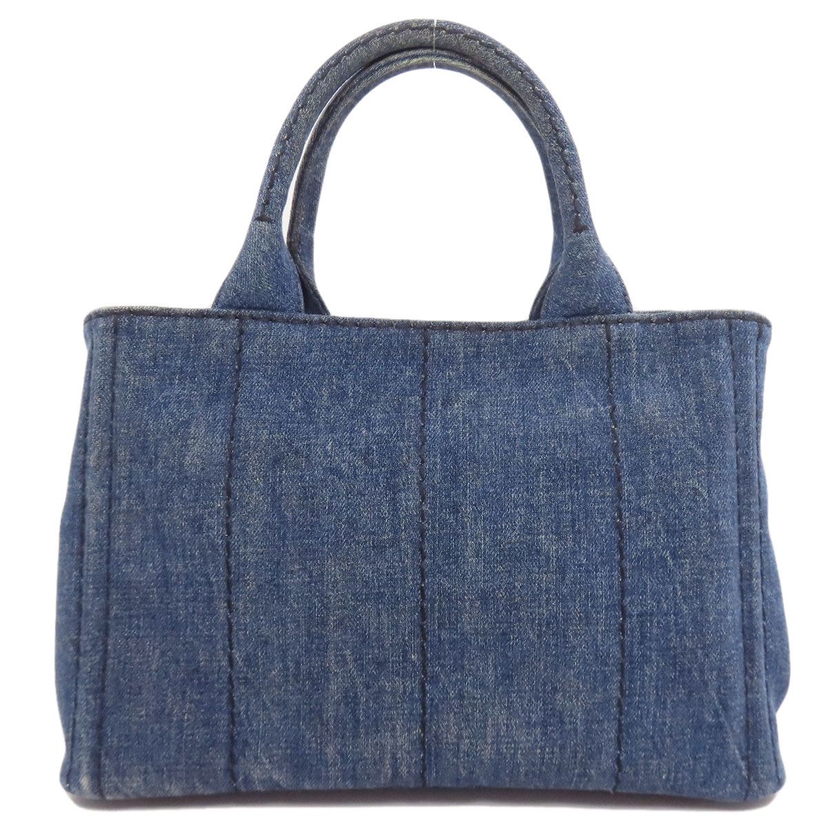 プラダ デニム カナパ ミニ 2WAYハンドバッグ PRADA プラダ カナパ ミニ 2WAY ハンドバッグ デニム レディース