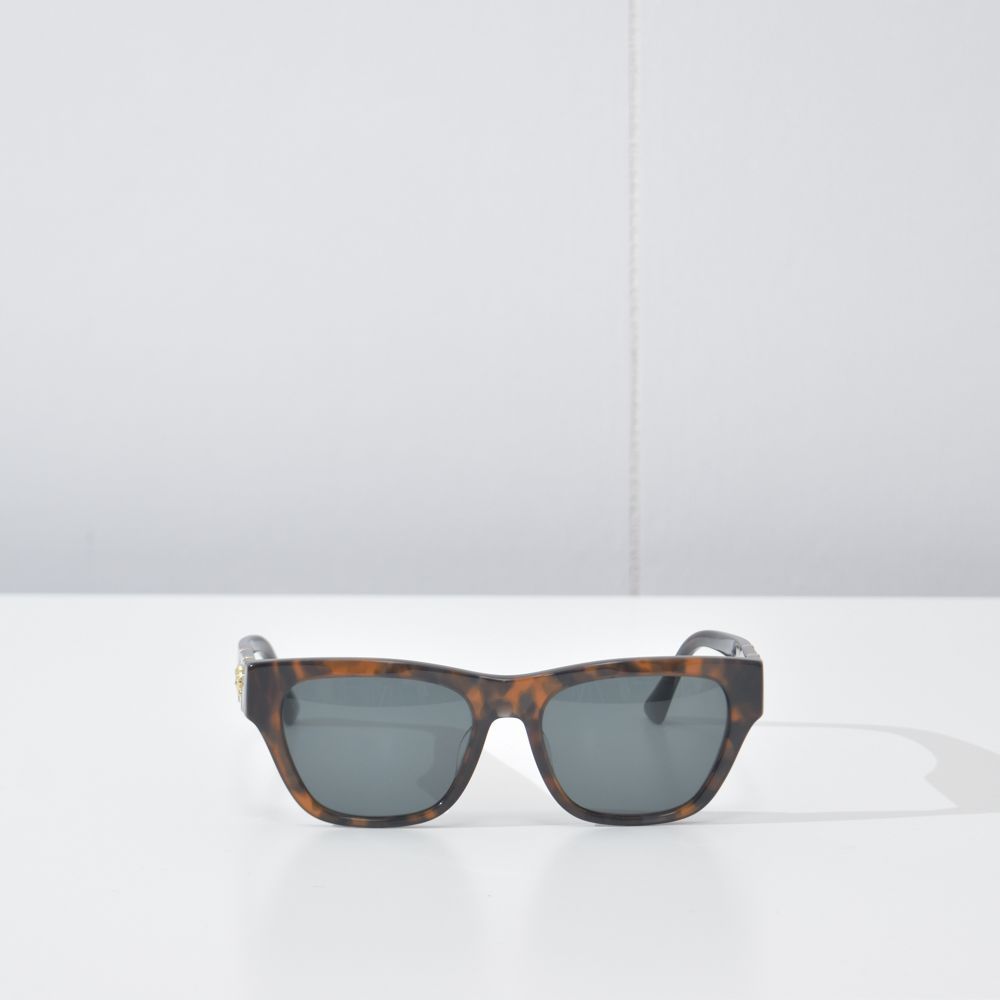 ヴェルサーチ メンズ サングラス べっ甲 ブラウン 茶色 美品 オーバル ヴェルサーチ サングラス べっ甲 VERSACE メンズ ブランド ブラウン ゴールド VE4457F-O54298755