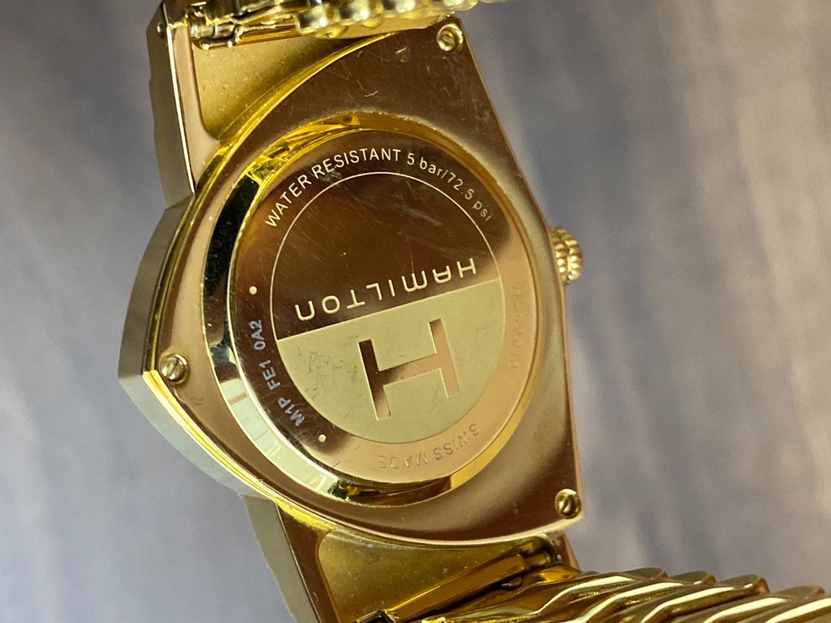 ベンチュラ ゴールド 60周年記念 中古】ハミルトン HAMILTON