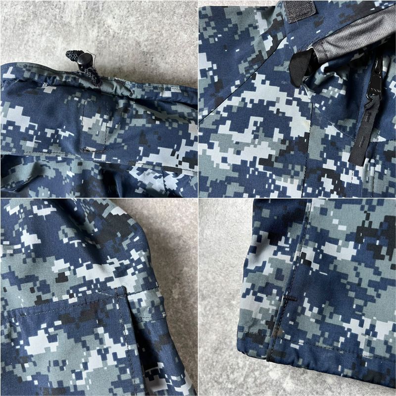 00s 08年製 US NAVY 米軍実物 デジタルカモ TYPE1 迷彩 ゴアテックス