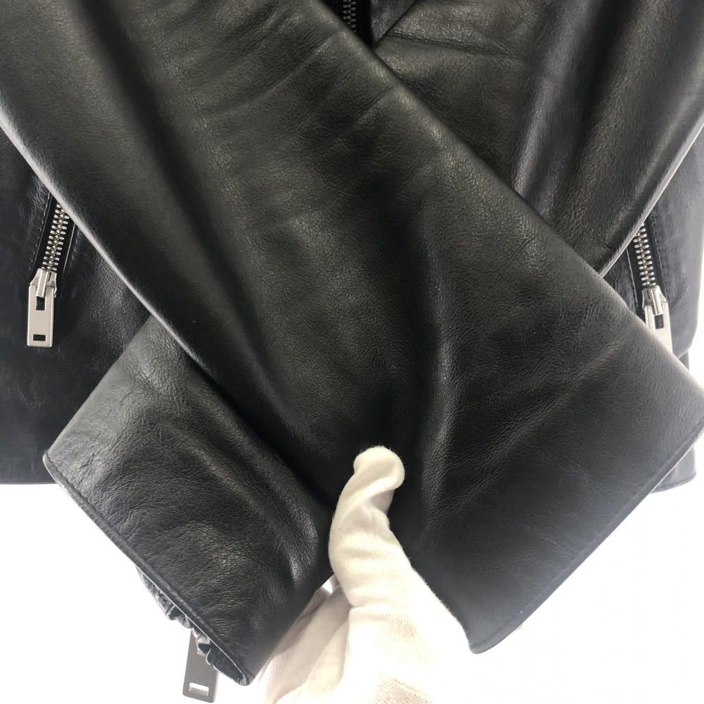 Maison Margiela 八の字レザーライダースジャケット 48 16SS
