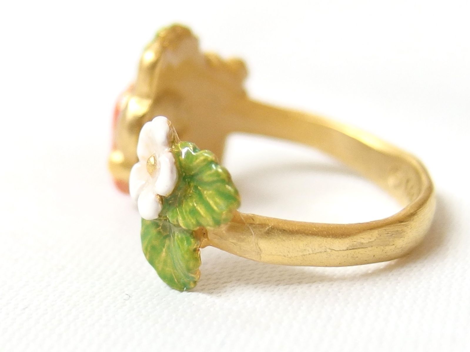 Flower Miffy ミッフィー パルナートポック コラボ いちご リング