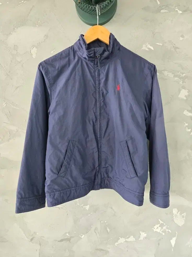 ポロ Ralph Lauren ラルフローレン ネイビー ウィンドブレーカー ジャケット 12 ー 14m