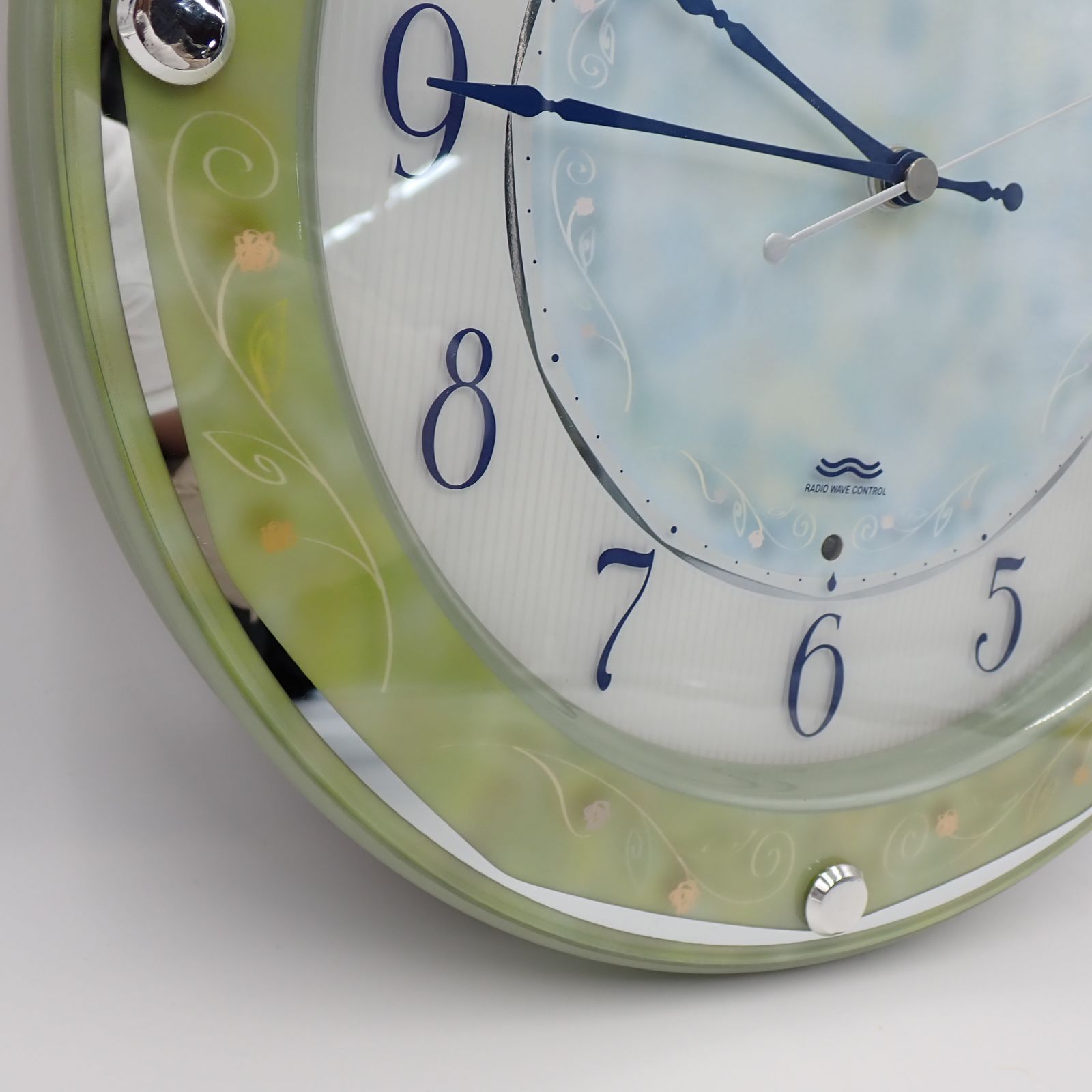 SEIKO PREMIUM セイコープレミアム LS202M 掛け時計 電波時計 花柄