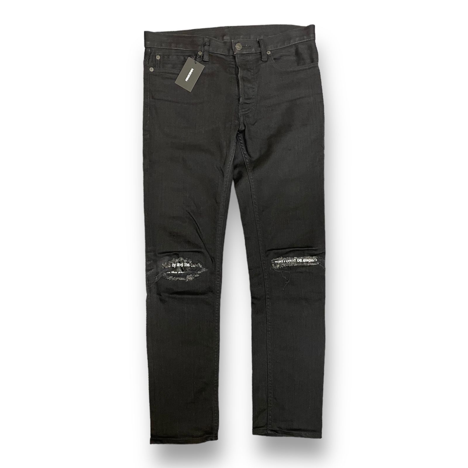 MINEDENIM KSL S.Slim STR 5pocket OWS ブラックデニム スキニー 