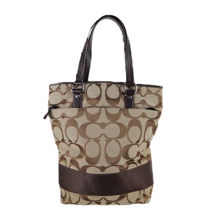 COACH コーチ F77150 シグネチャー トートバッグ ハンドバッグ
