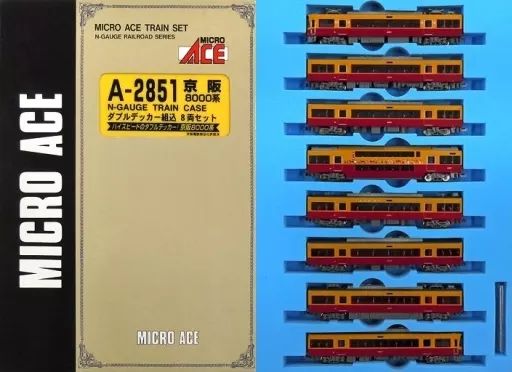 中古】鉄道模型 1/150 京阪8000系・ダブルデッカー組込(8両