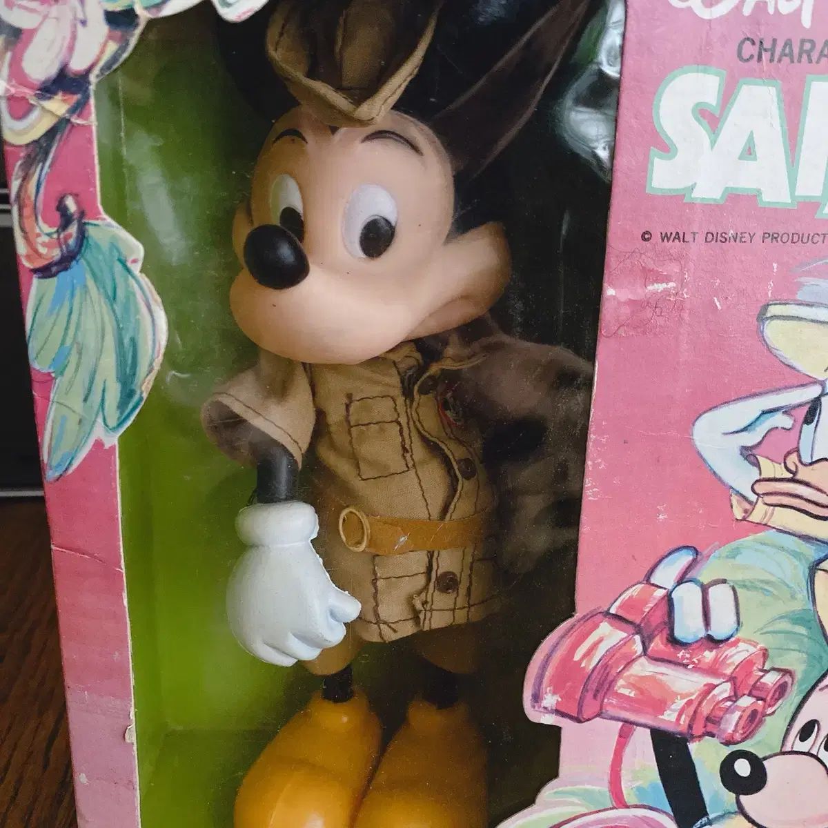 Disney ディズニー キャラクターズ オン サファリ 70s ヴィンテージ ミッキーマウス ねずみ フィギュア