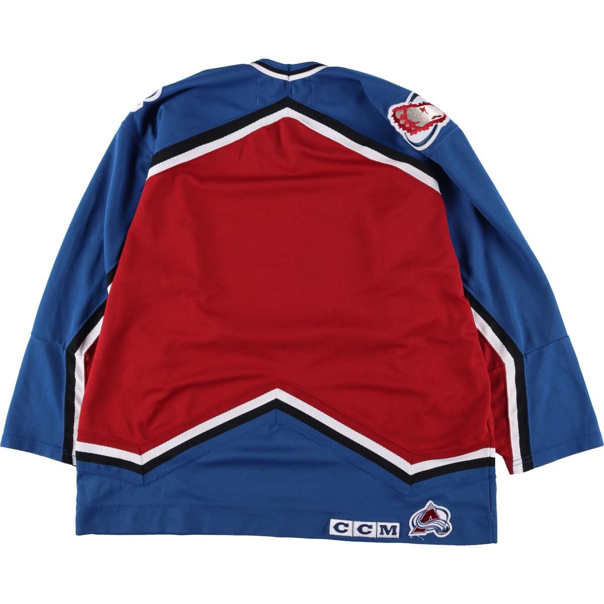 古着 CCM NHL COLORADO AVALANCHE コロラドアバランチ ゲーム