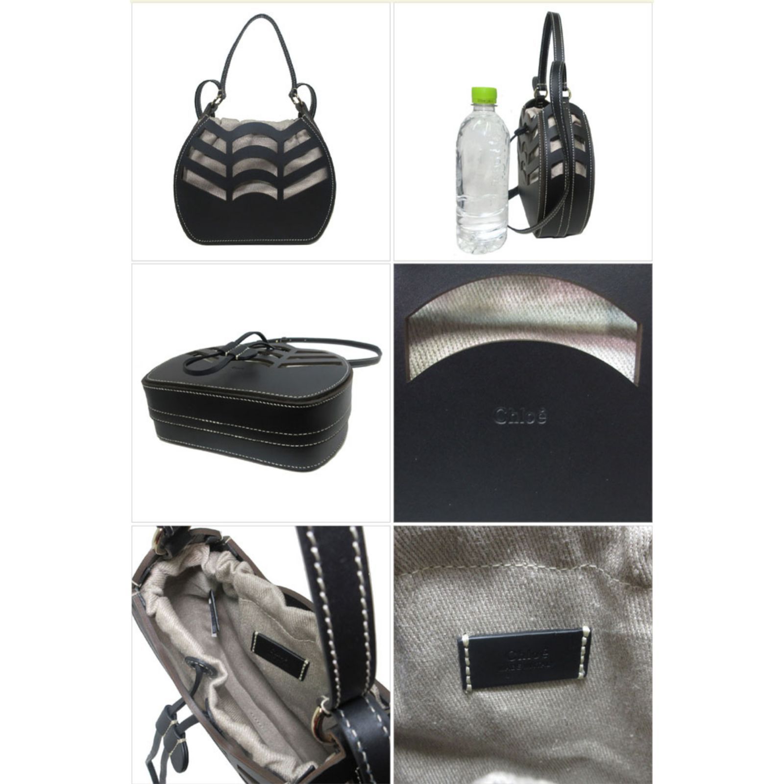 M*N様 Chloé ホワイト ドローストリング ハンドバッグ クロエ バッグ Chloe KAYAN ドローストリング バケツバッグ 2WAY