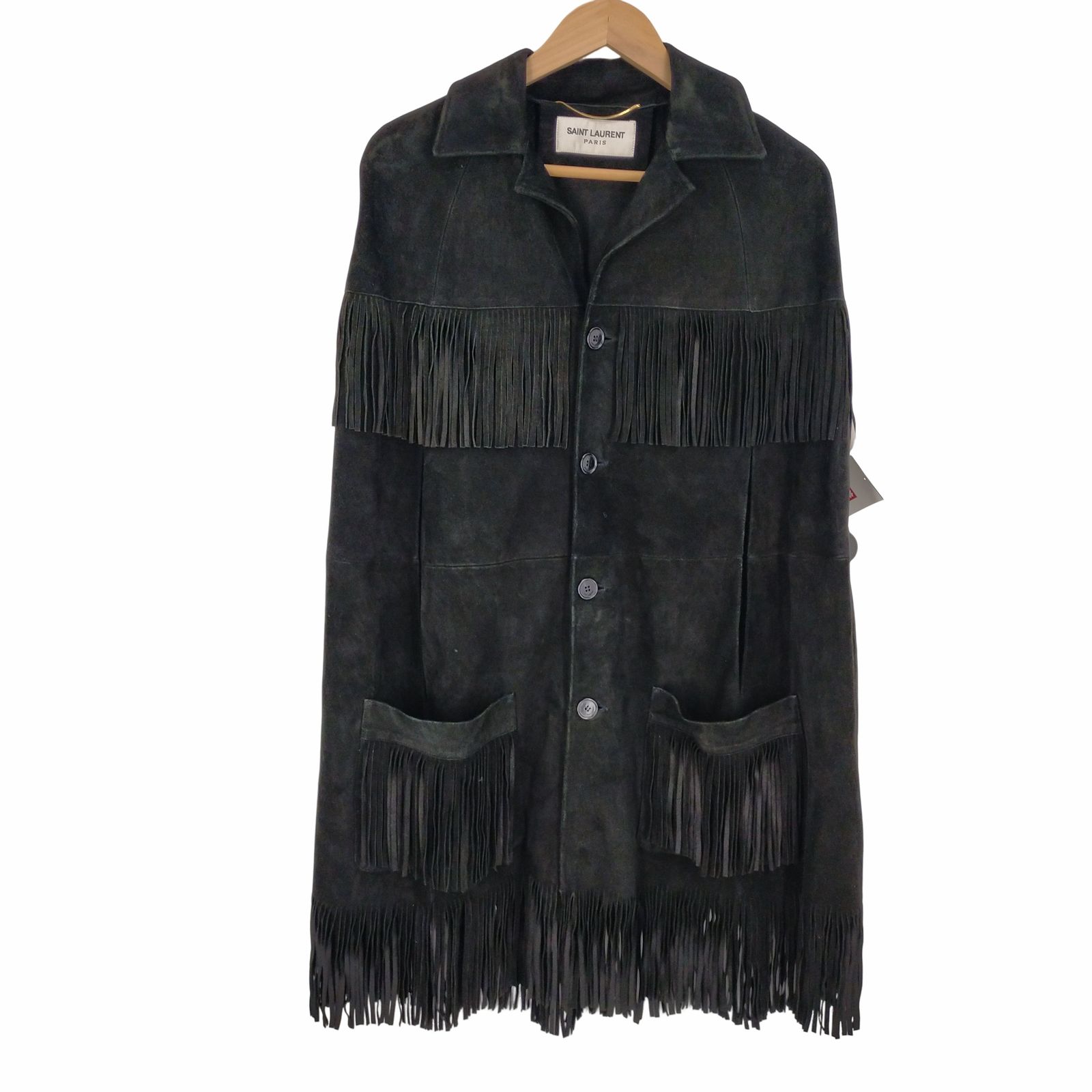 SAINT LAURENT PARIS スウェードフリンジワンピース SAINT LAURENT PARIS スウェードフリンジワンピース