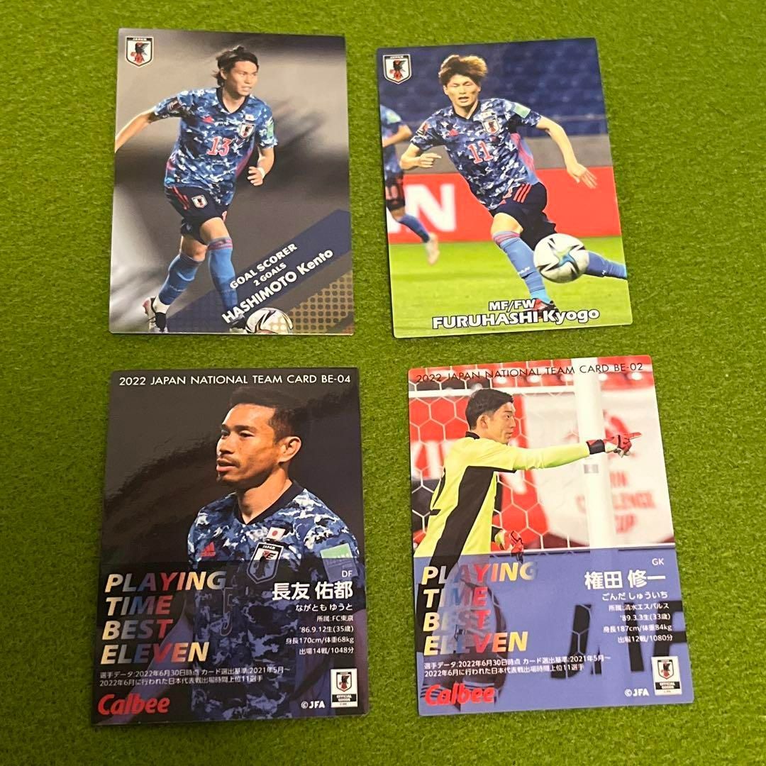 Jリーグチップス＆サッカー日本代表チームチップス カード