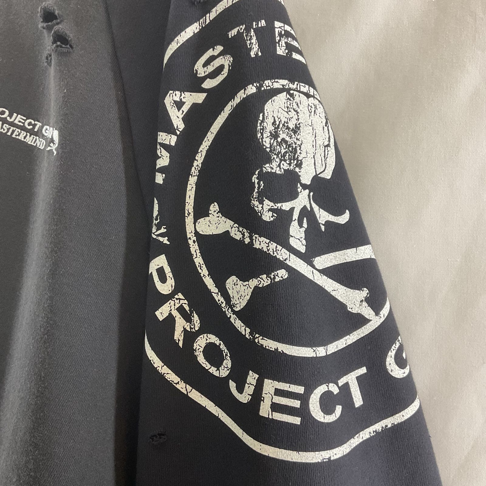 PROJECT G/R mastermind ブラック フルジップフーディ 🆕 PROJECT G/R × MASTERMIND ZYGON ZIP-UP HOODIE size 3