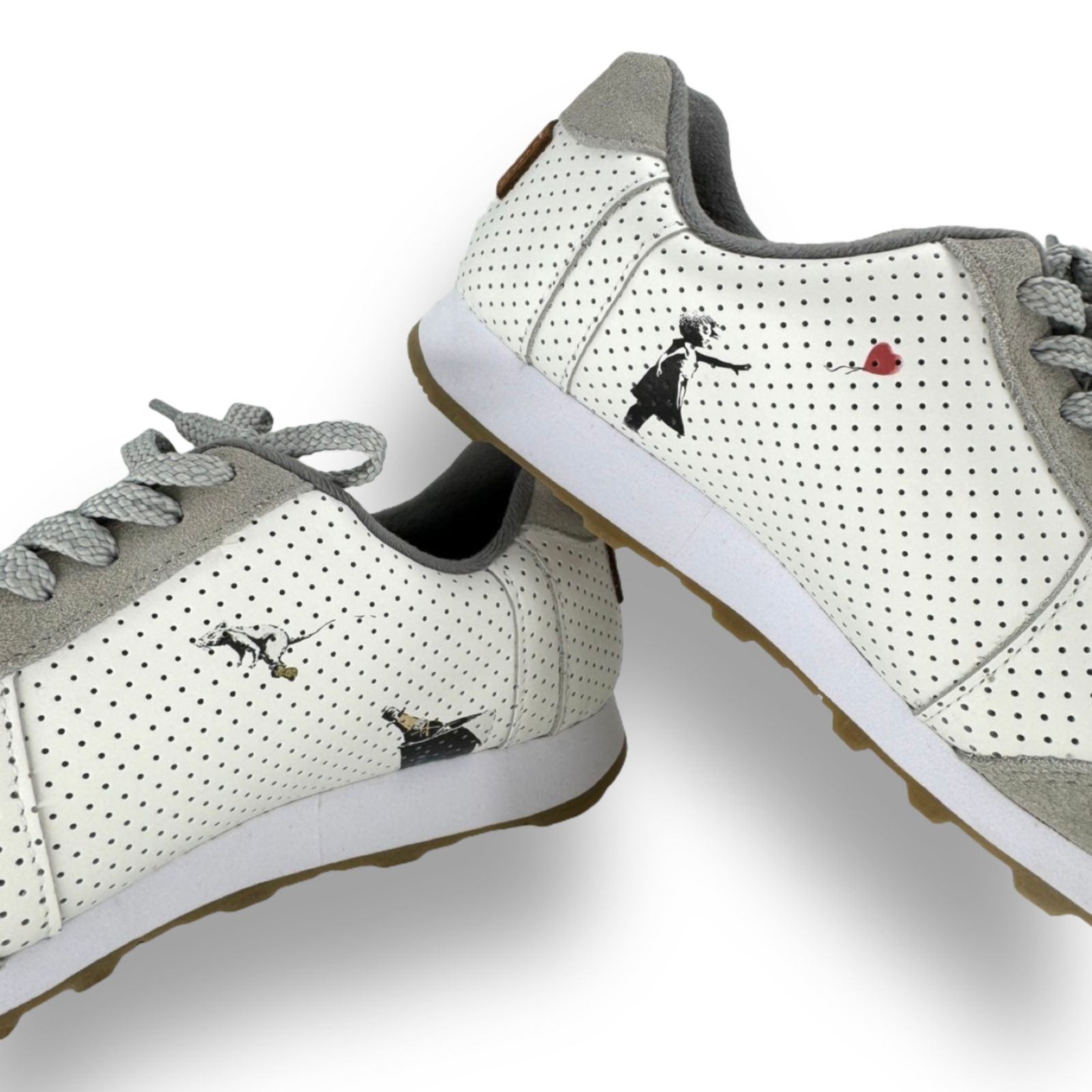 （K25386）★未使用★ サンガッチョ×バンクシー コラボ 24.5㎝ NEW RELEASE】 ＼抽選販売／ にゅBONSAI『BRANDALISED