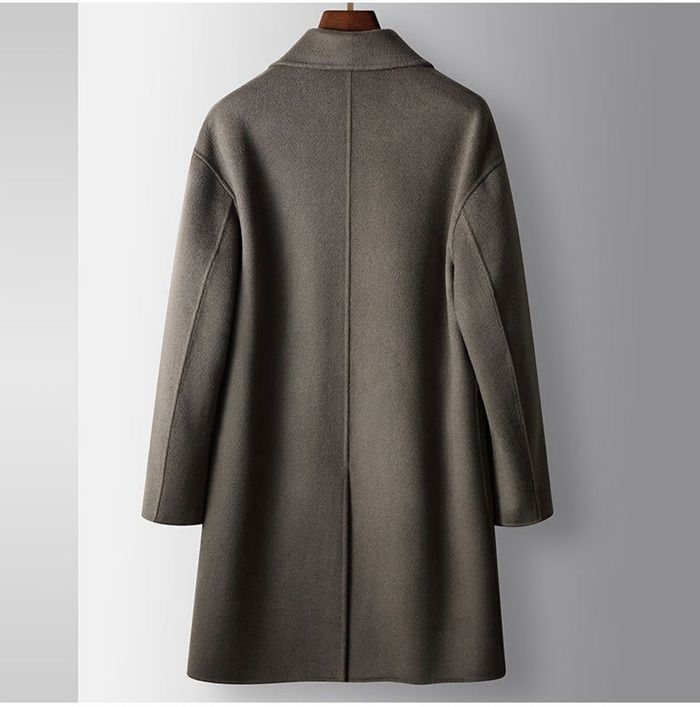 BURBERRY バーバリー ウール100% ダブル チェスター コート ウール100