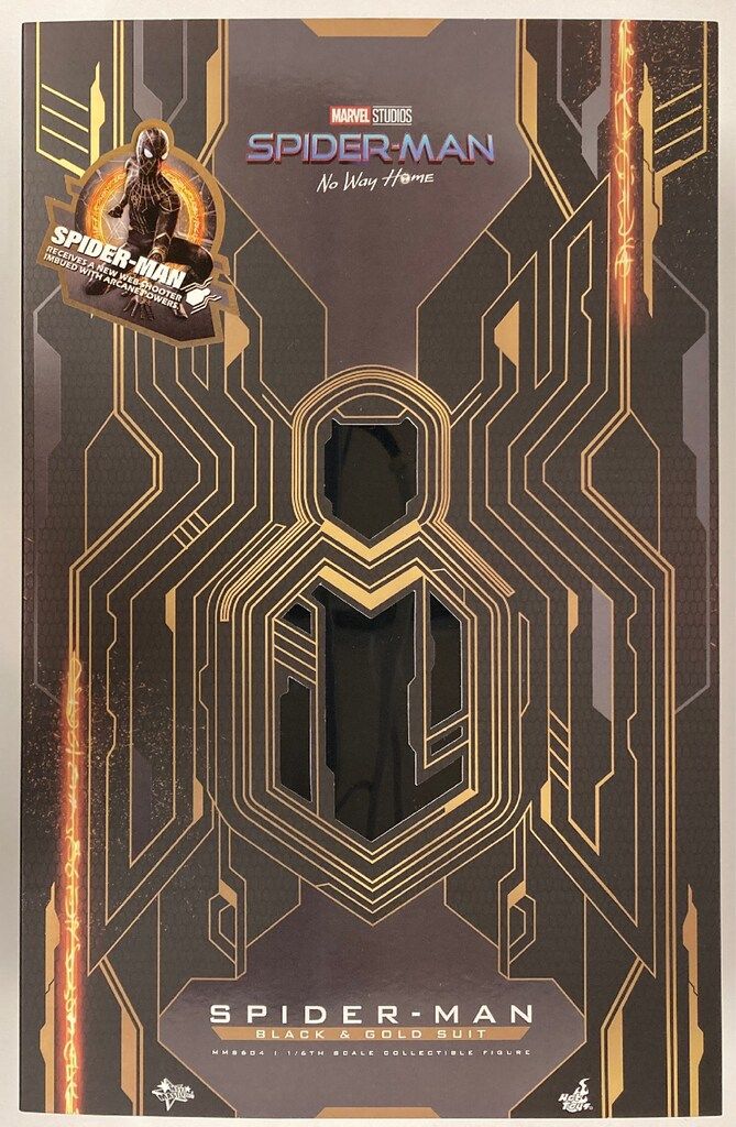 HOTTOYS MOVIE MASTERPIECE SPIDER MAN | BLACK ＆ GOLD SUIT MMS604