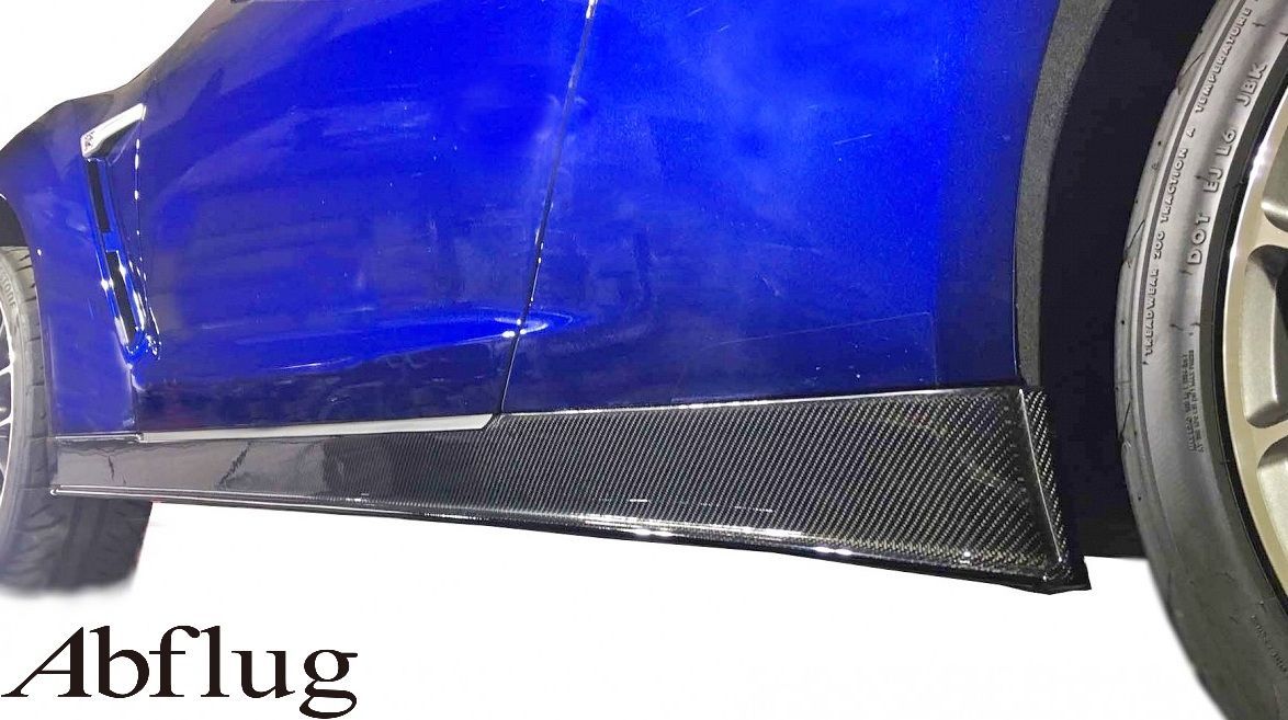 suzukiさま専用ページ M's】 日産 R35 GT-R 後期型 (2017.11-) Abflug サイドスカート MY18