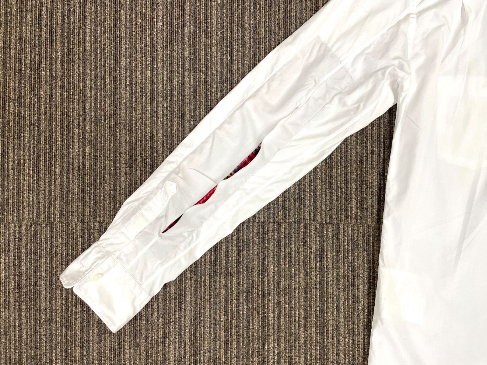 COMME des GARCONS HOMME PLUS シャツ メンズ XSサイズ ホワイト 日本製