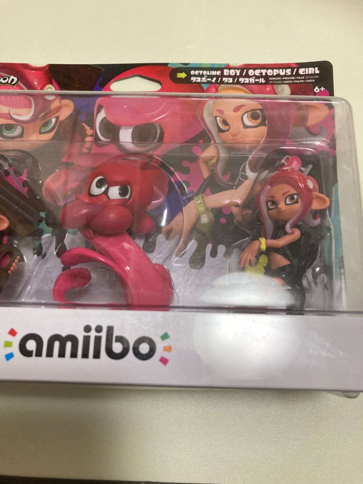 新品スプラトゥーン amiibo タコガール/タコ/タコボーイ トリプル 