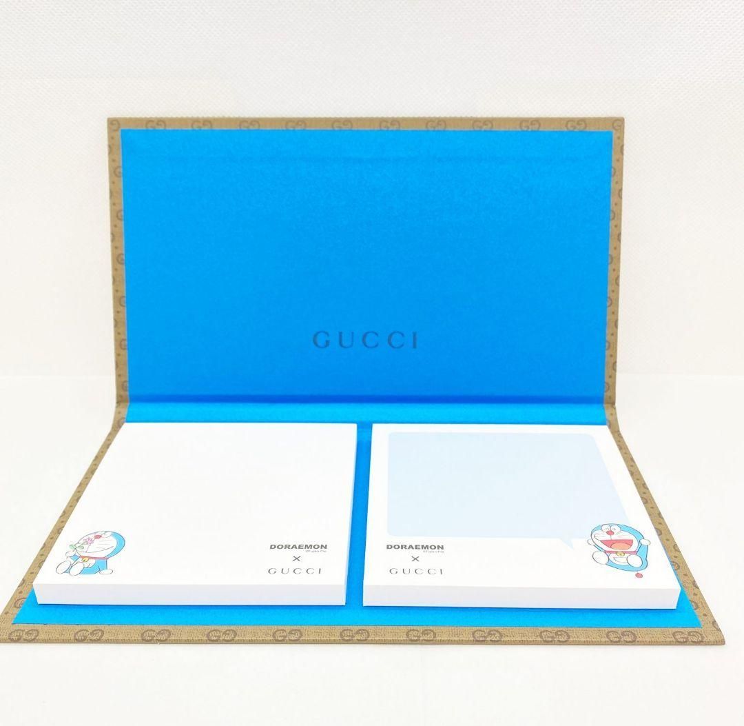 グッチ　雑誌付録　ノート　メモパッド　ドラえもん ドラえもん×GUCCI」コラボノート、メモ、便箋セットが特別付録に