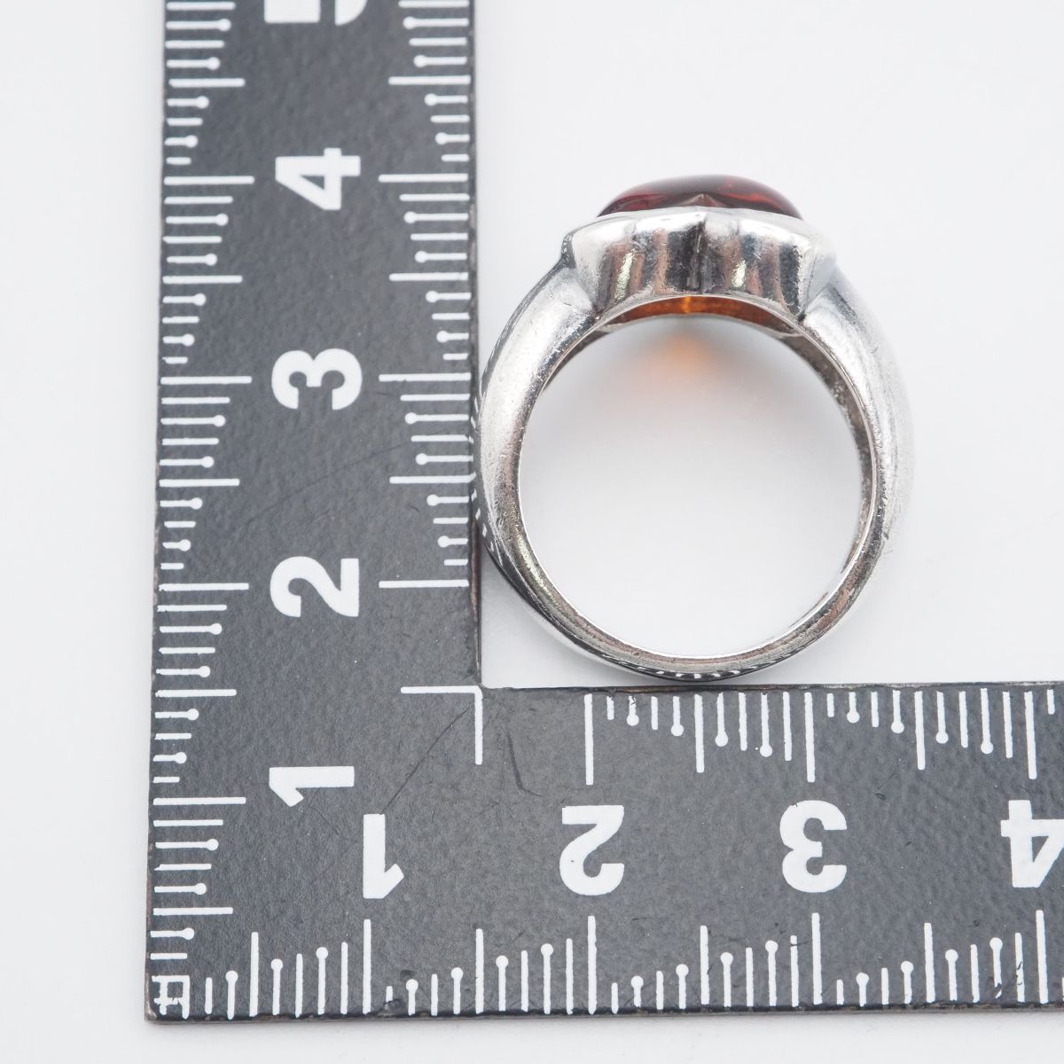 刻印の見本 C564 カラーストーン 925刻印 リング ハート デザイン シルバー 指輪