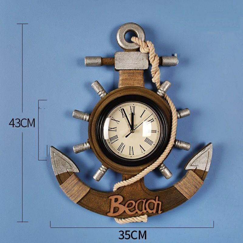在宅装飾船舵ミュート時計振り子家庭用掛け時計