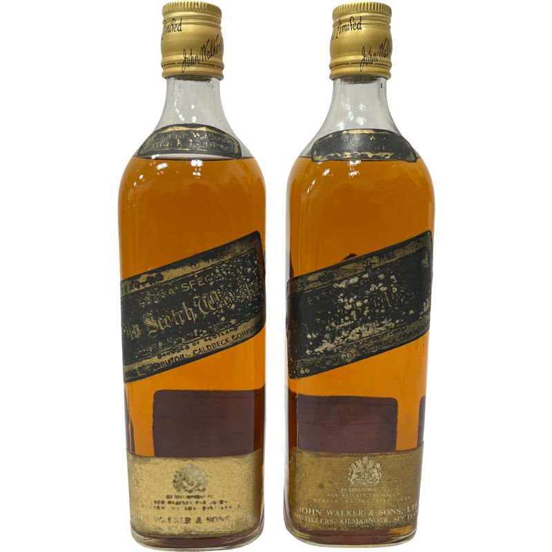 2本 ジョニーウォーカー ブラックラベル エクストラ 特級 760ml 43度