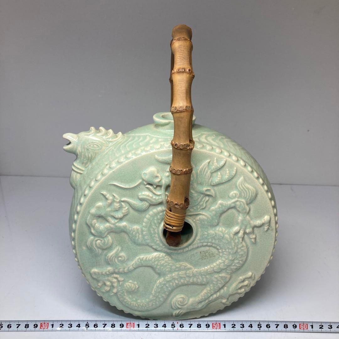 中国古玩　青磁　大水次　タコチ　東さ6-0422③ 中国古玩 青磁 大水次 タコチ 東さ6-0422③ - メルカリ