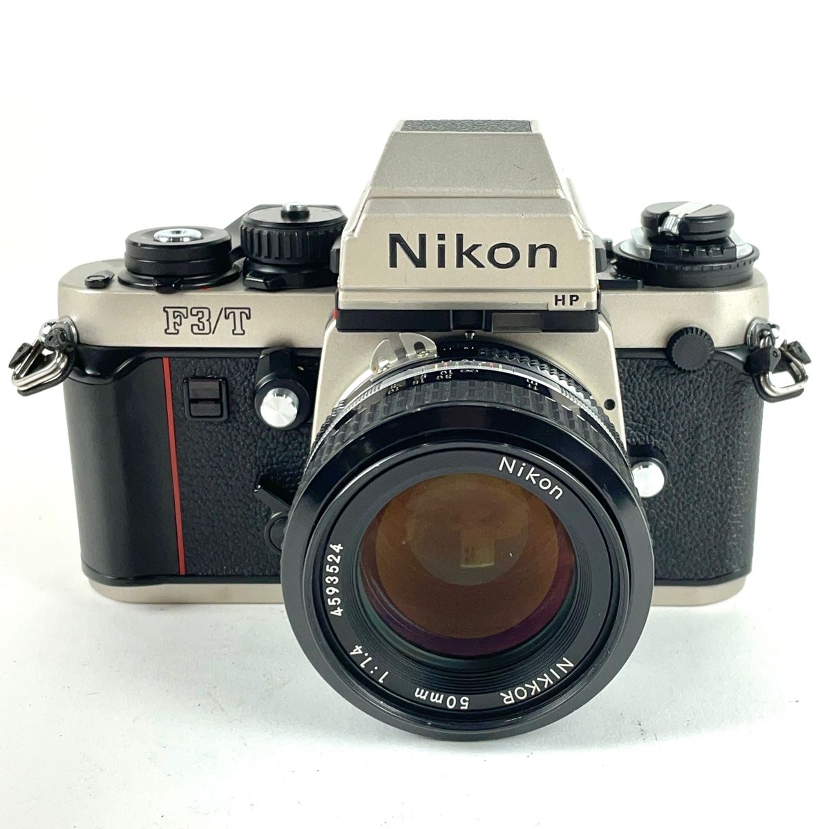 ニコン Nikon F3/T チタンシルバー + Ai NIKKOR 50mm F1.4 フィルム マニュアルフォーカス 一眼レフカメラ 【中古】