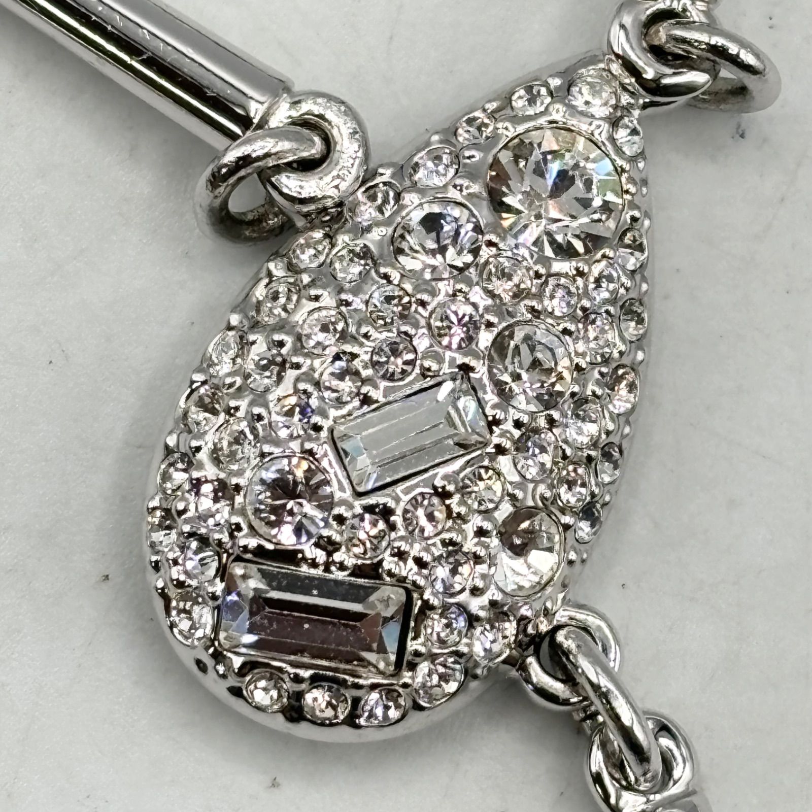 SWAROVSKI スワロフスキー 未使用 クリスタル ティアドロップ 