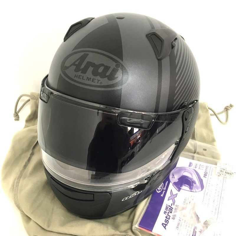 Arai アライ ASTRAL-X TWIST フルフェイスヘルメット 除菌消臭済 Mサイズ ブラック オートバイ ツーリング ライディング バイカー バイク用品 TA3528