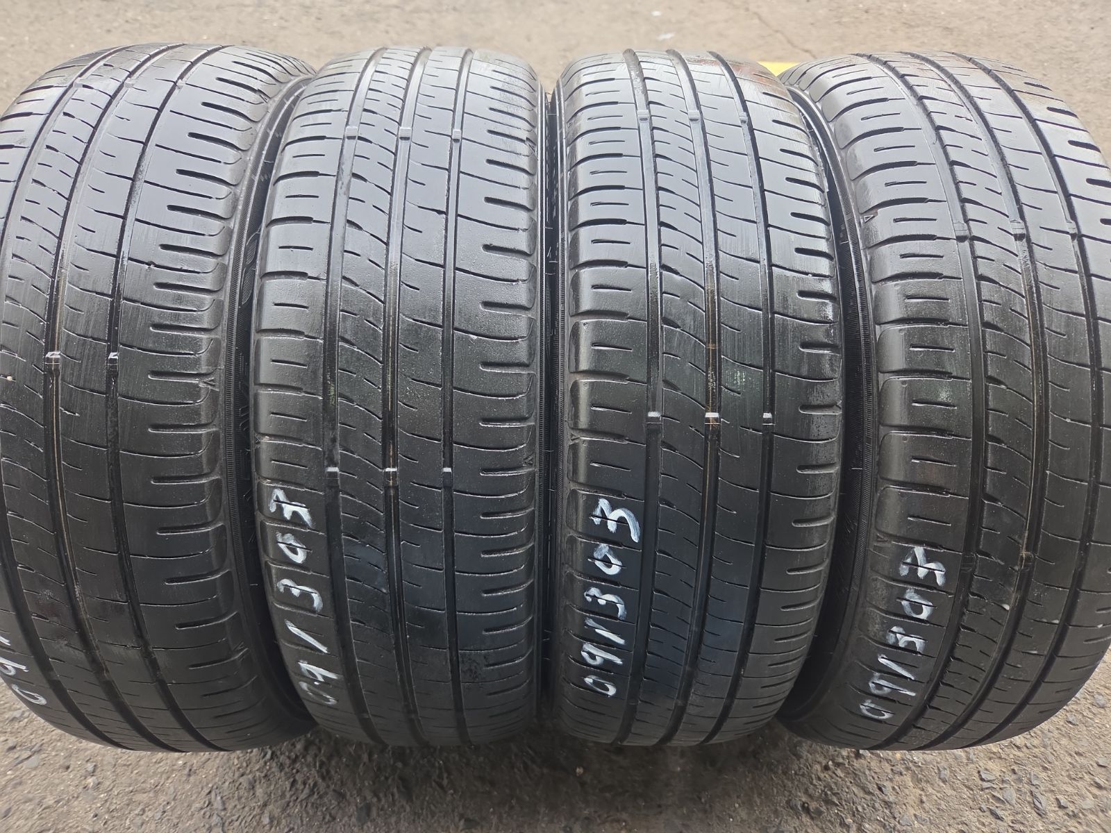 !! 165 55R15 4本 ダンロップ 21年製 N-BOX N-WGN タント ムーブ スペーシア カスタム エブリィ ワゴンR パンクチェック済み