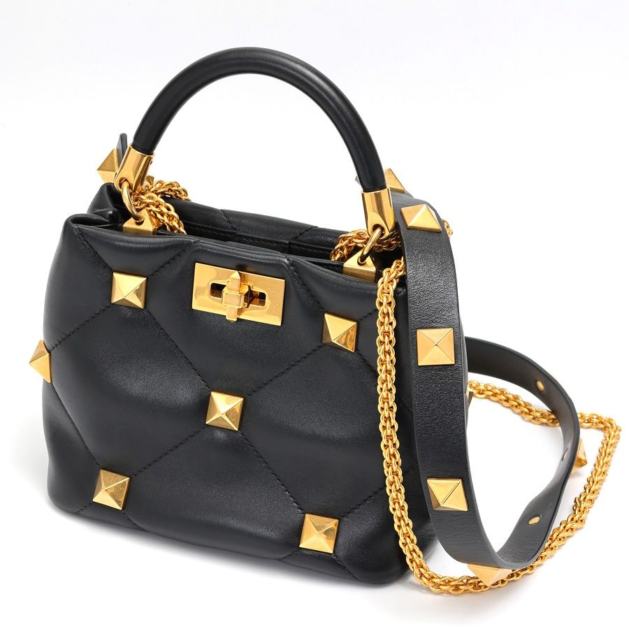 ヴァレンティノ / VALENTINO ローマンスタッズ トップハンドル バッグ