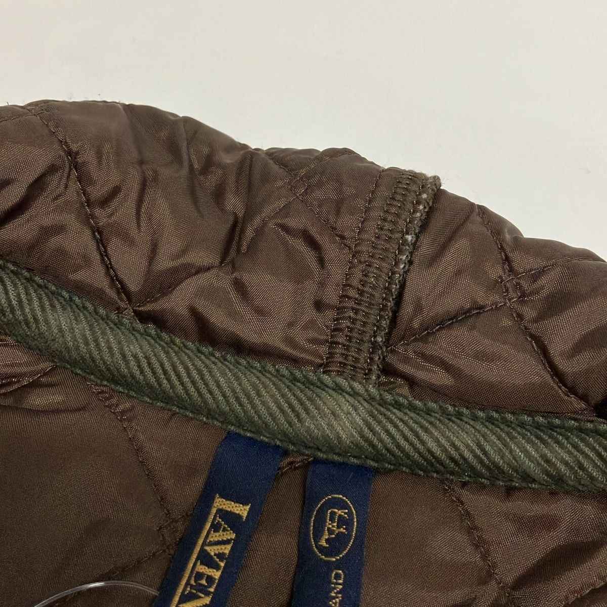 LAVENHAM ラベンハム ダッフルコート サイズ1 S レディース - ダークグリーン 長袖 ハバーサックコラボ 中綿 キルティング 秋 冬 GULLKHAN_COM