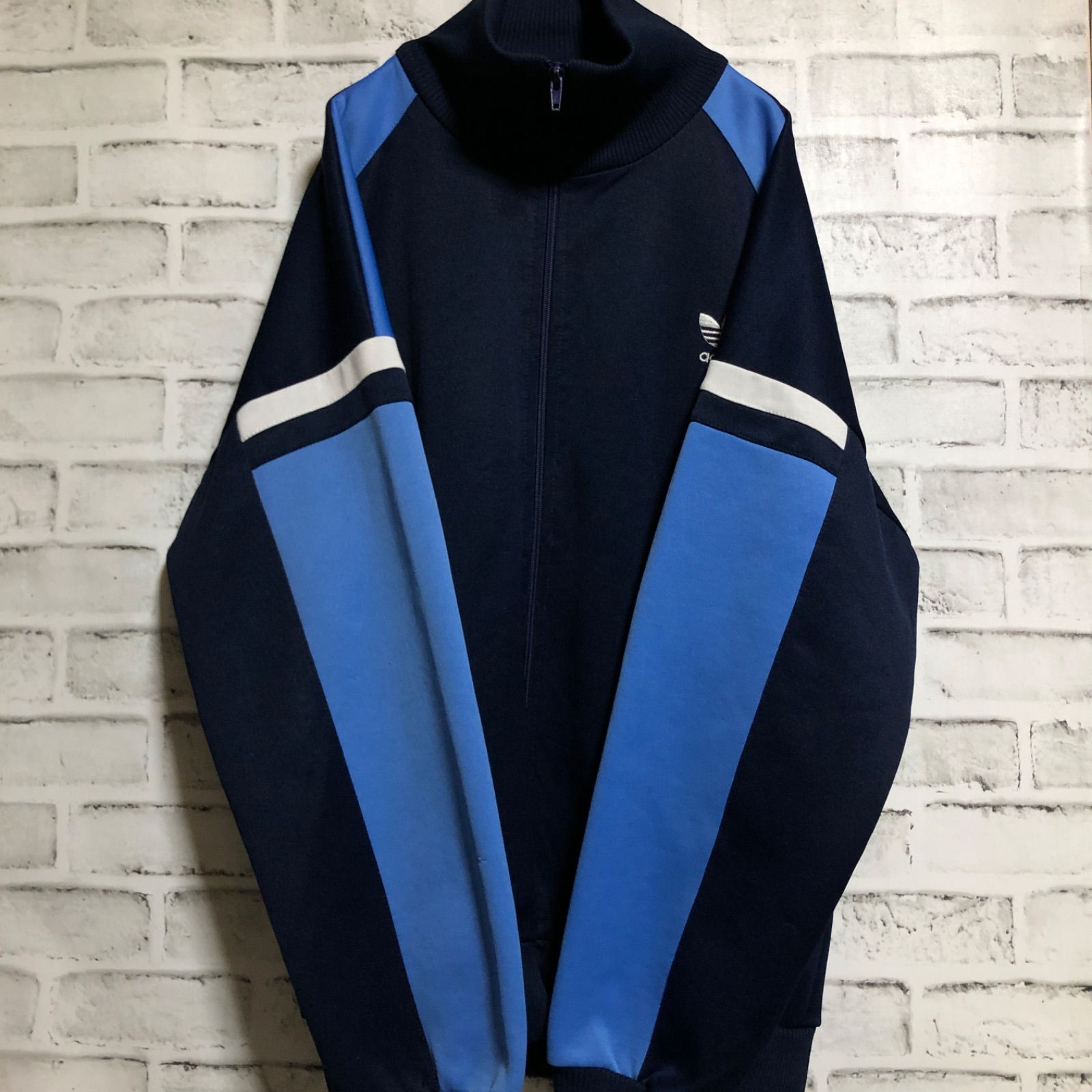 80s??XL adidas トラックジャケット/ジャージ ⭐️刺繍 トレファイル 