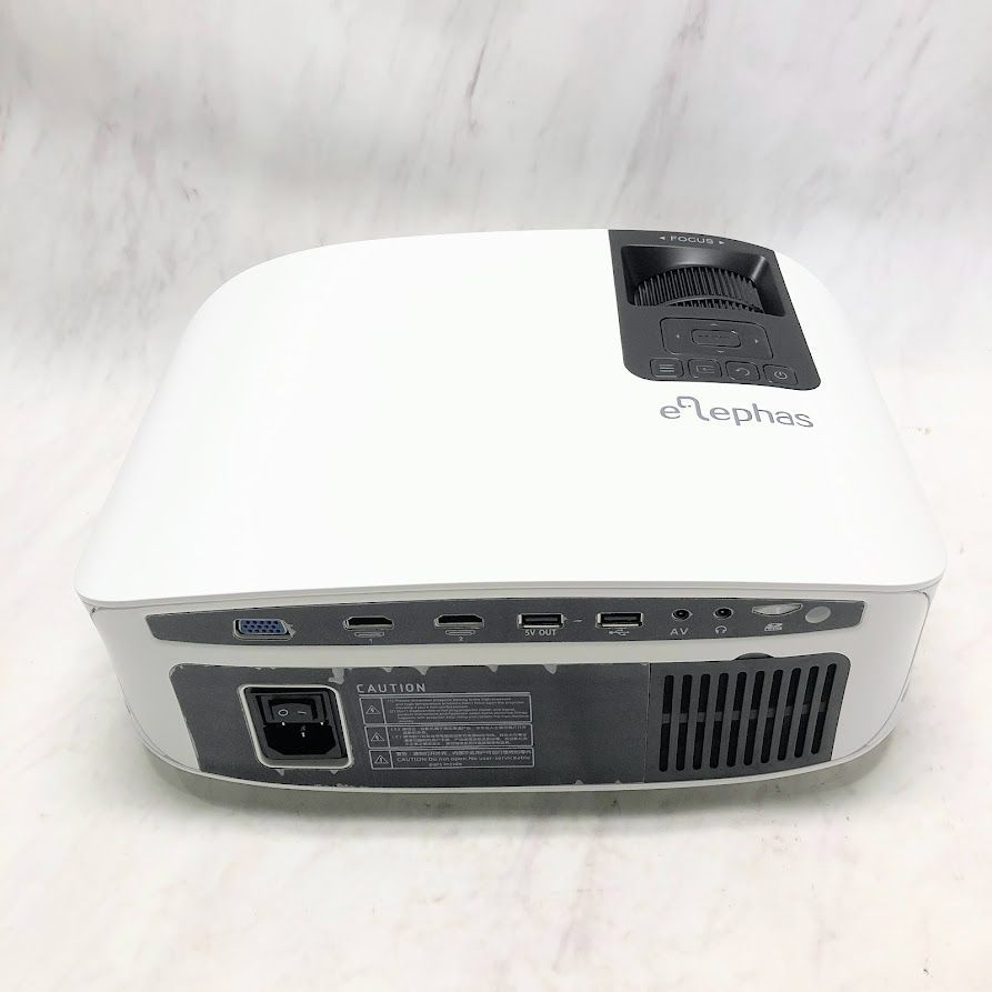 開封済・未使用品】ELEPHAS プロジェクター 5500lm 1080PフルHD  