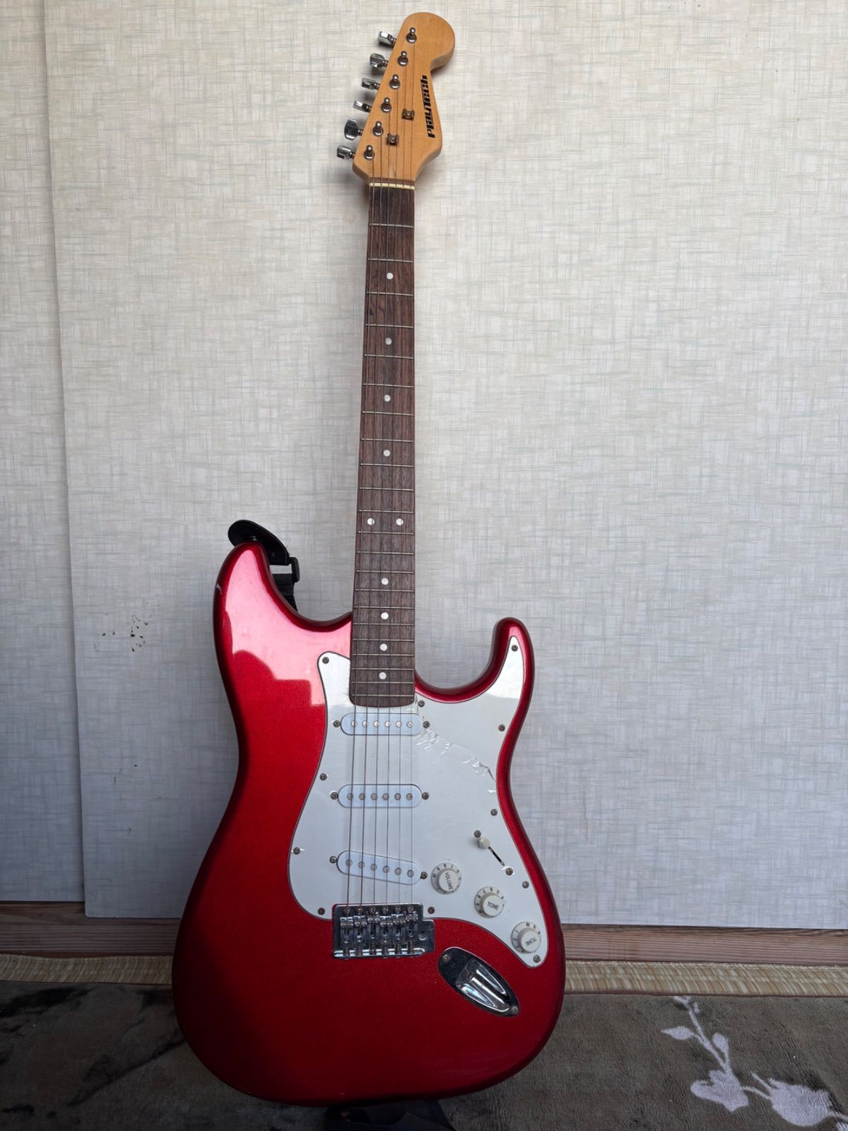 Play Tech エレキギター 赤 PLAYTECH エレキギター プレイテック